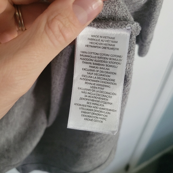 Ralph Lauren Polo Classic Fit Gray Shirt with Black Pony Men's Large - Picture 6 of 8